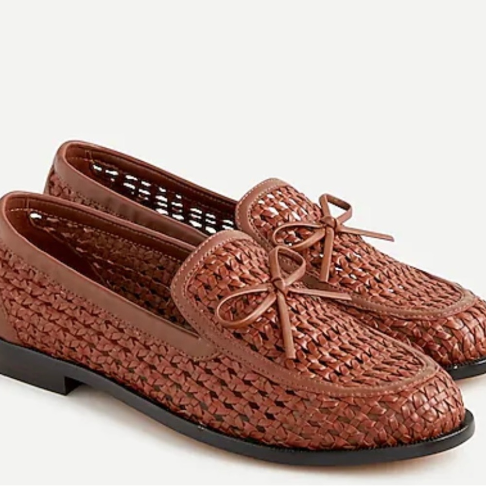Woven classic loafers
